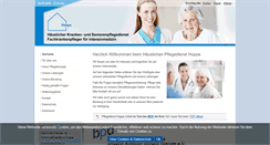 Desktop Screenshot of krankenpflege-hoppe.de