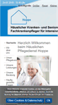 Mobile Screenshot of krankenpflege-hoppe.de